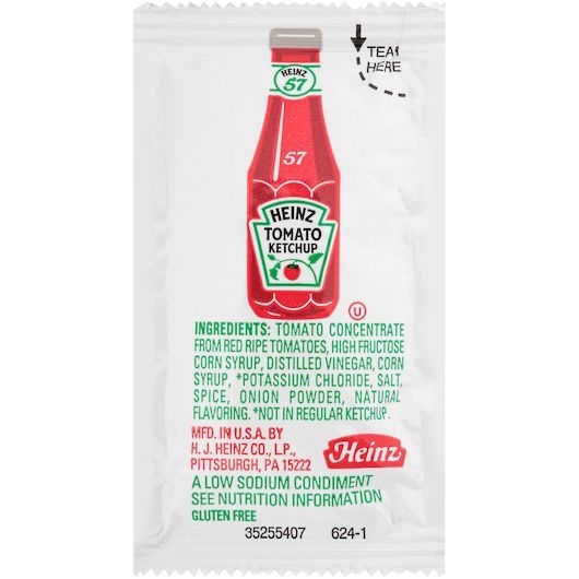 Heinz Low Sodium Ketchup, 19.8 Pound