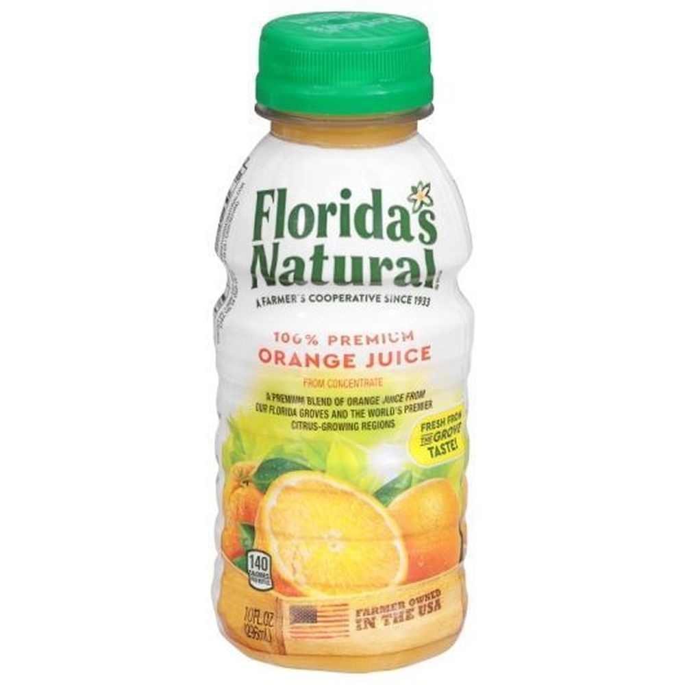 Floridas Natural Orange Juice, 10 Fluid Ounce -- 24 per case