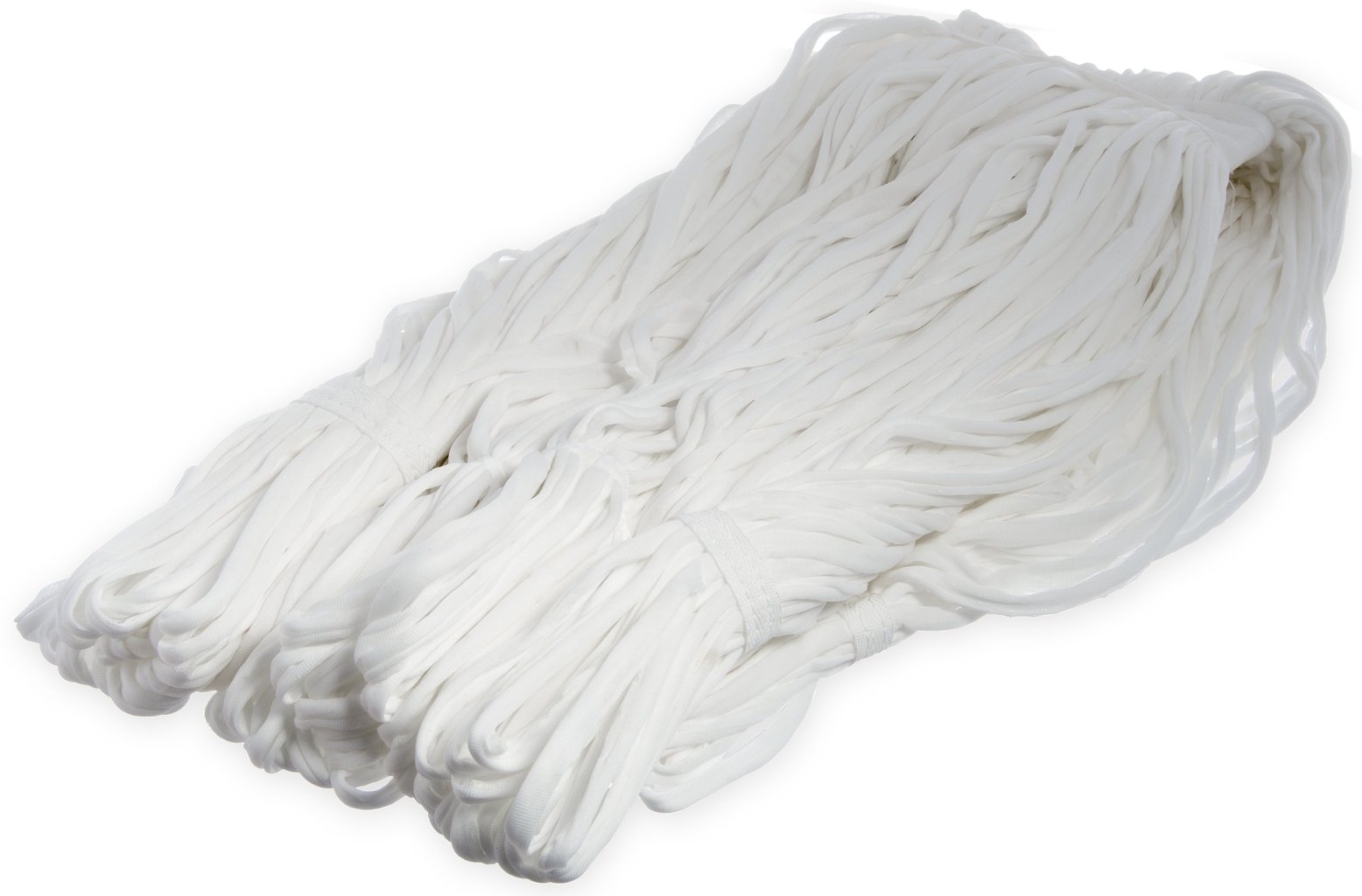 Carlisle Cotton Blend White Medium Rough Surface Narrow Band Mop -- 12 per case