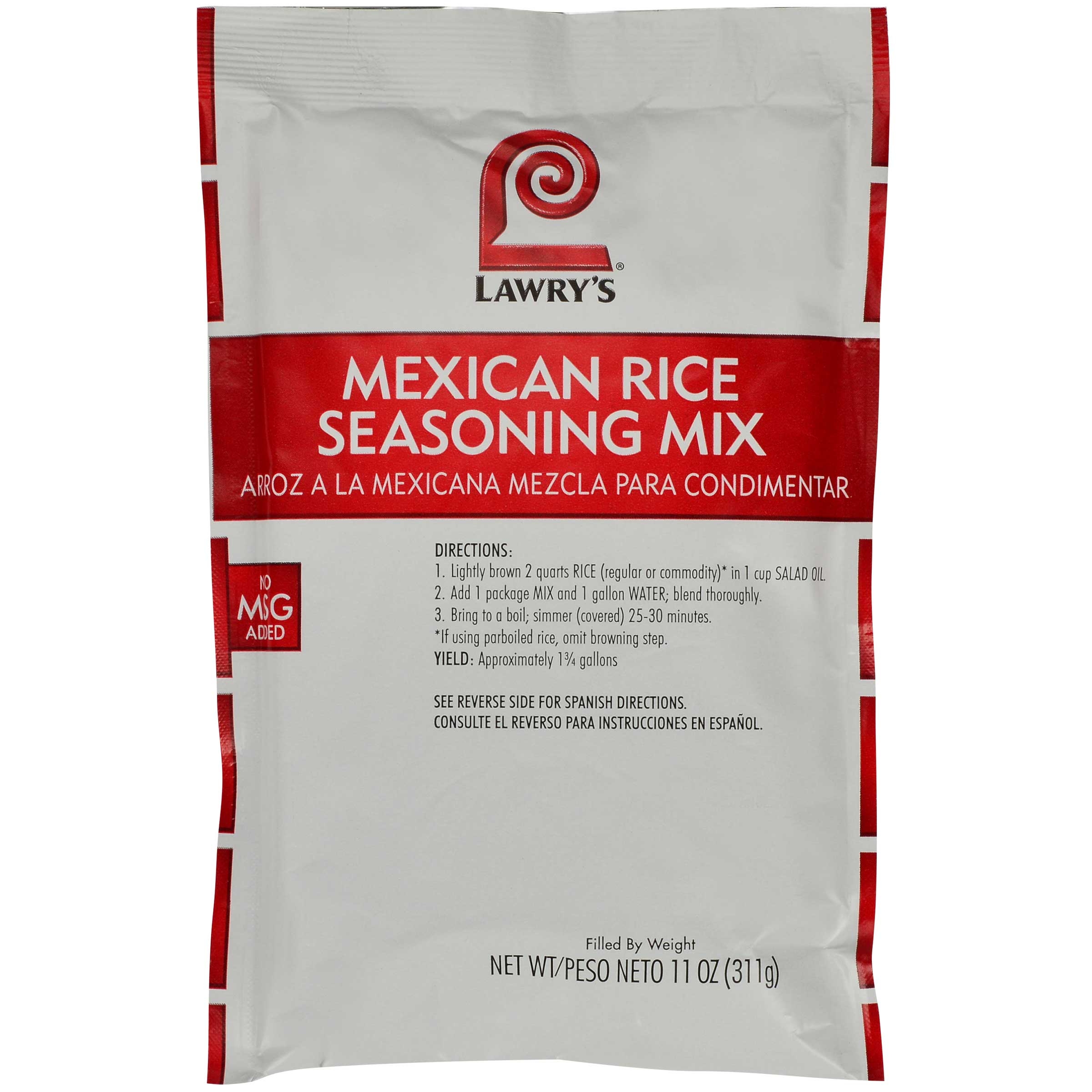Lawry`s Mexican Rice Seasoning Mix, 11 oz. -- 6 per case