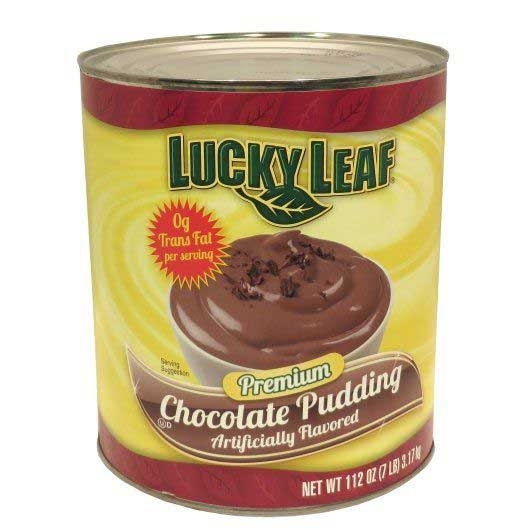 Lucky Leaf Premium Chocolate Pudding, 112 Ounce -- 6 per case