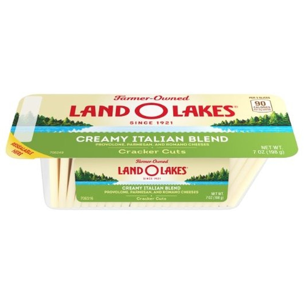 Land O Lakes Italian Blend Cheese Cracker Cuts, 7 Ounce - 9 per case