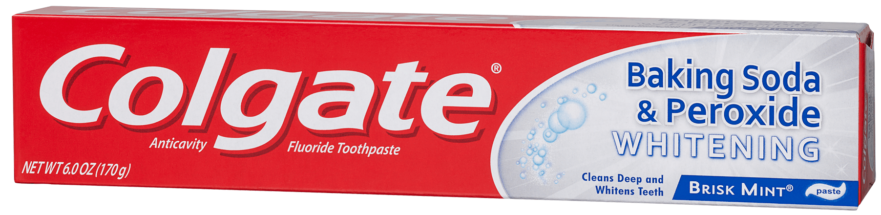 Colgate Brisk Mint Baking Soda and Peroxide Whitening Toothpaste, 6 Ounce -- 24 per case.