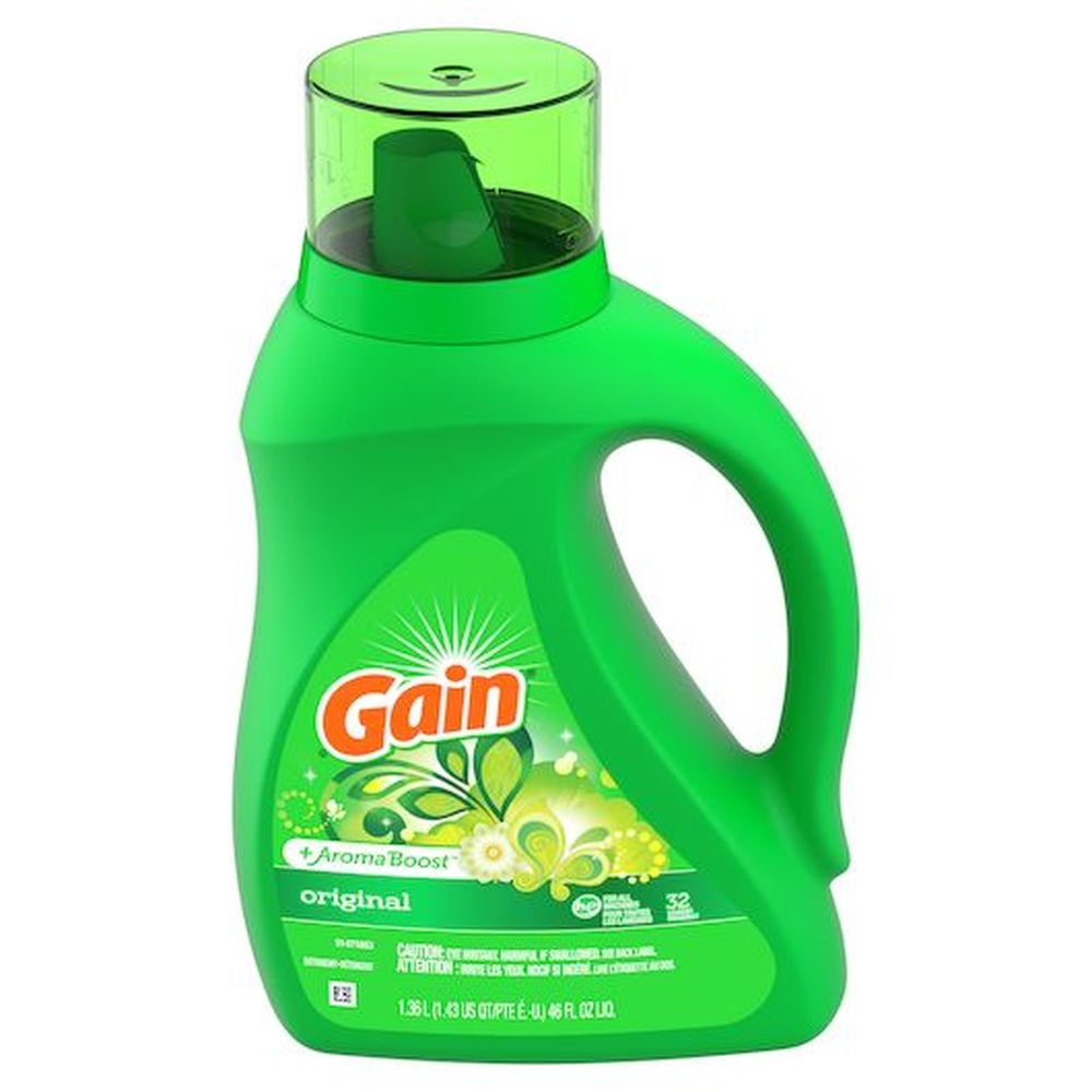 Gain High Suds Outdoor Fresh Liquid Detergent, 1.36 Liter -- 6 per case
