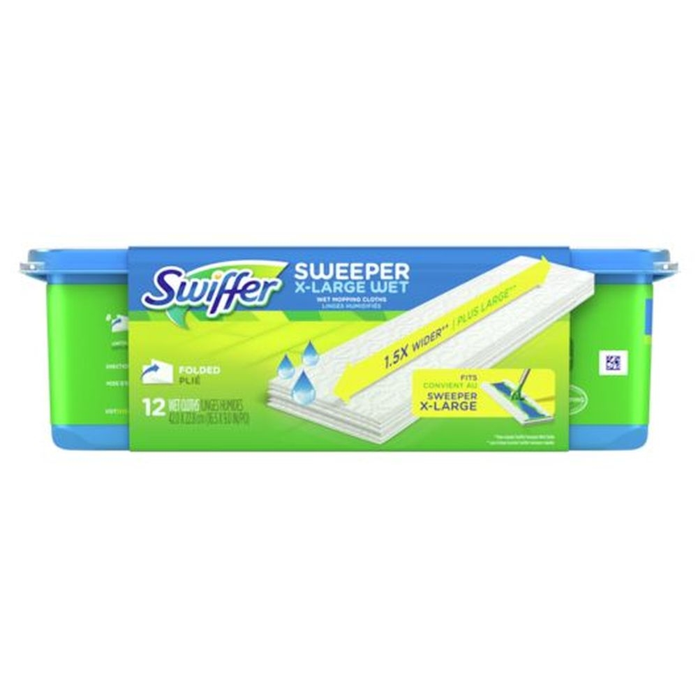 Swiffer Extra Large Wet Mop Pad Multi Surface Refill, 12 count -- 6 per case
