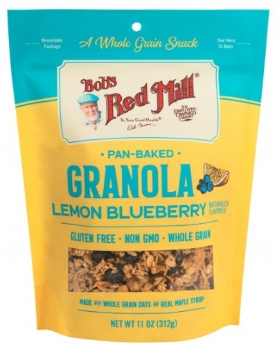 Bobs Red Mill Lemon Blueberry Granola, 11 Ounce -- 6 per case