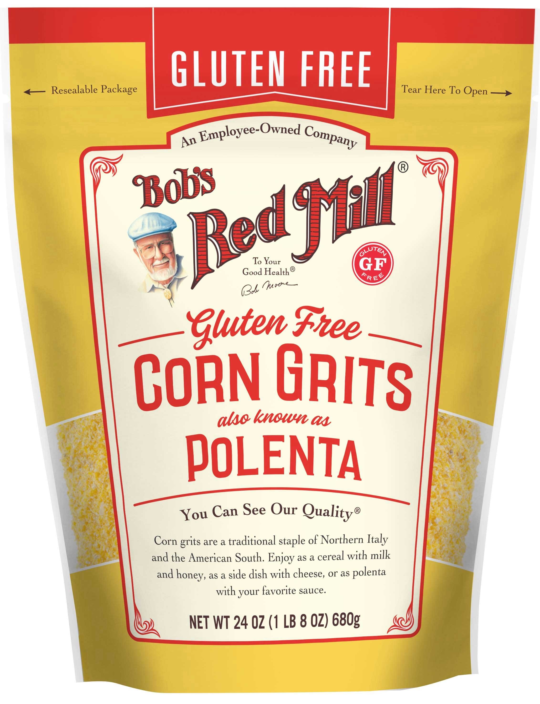 Bobs Red Mill Gluten Free Corn Grits/Polenta, 24 Ounce Pouch -- 4 per case