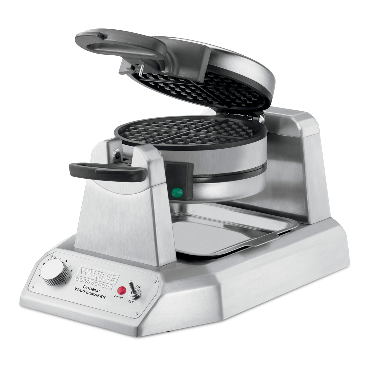 Waring Commercial Double Vertical Classic Waffle Maker, 9.5 x 10.45 x 17 inch.