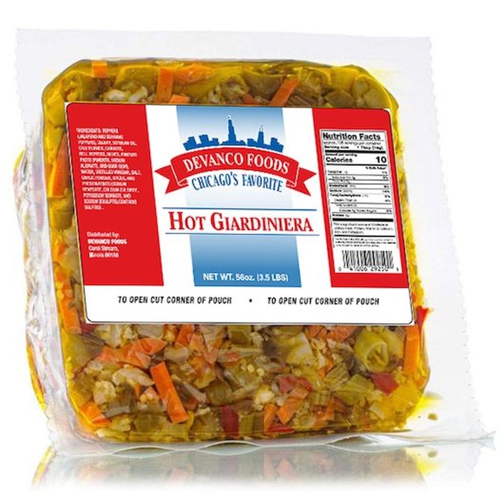 Devanco Hot Giardiniera, 3.5 Pound -- 7 per case
