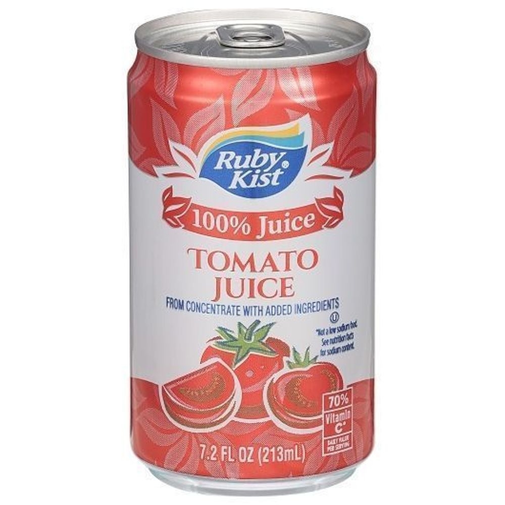 Ruby Kist 100 Percent Tomato Juice, 7.2 Ounce -- 24 per case
