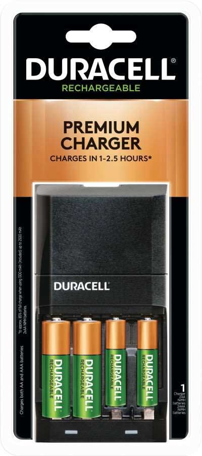 Duracell Nickel Metal Hyrdride LSD Rechargeable CEF27 4 Cell NiMH Charger -- 4 per case