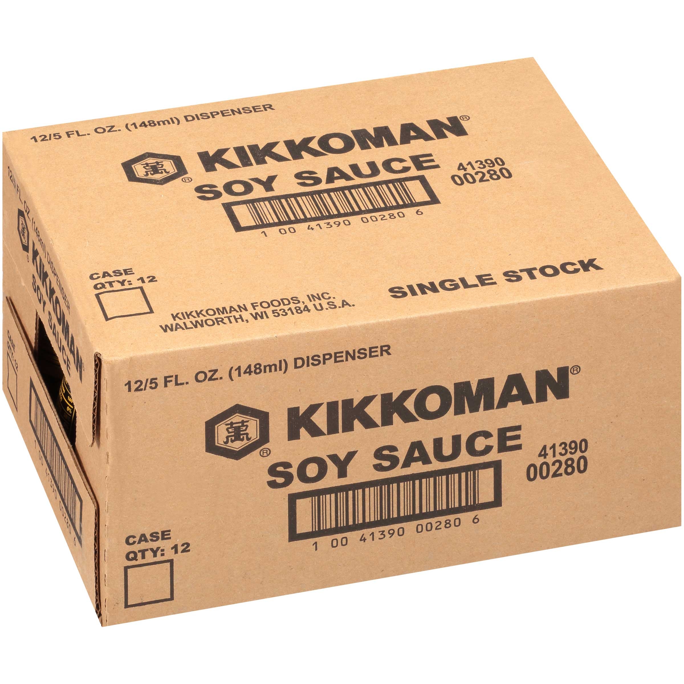 Kikkoman Soy Sauce Dispenser, 5 Fluid Ounce -- 12 per case.