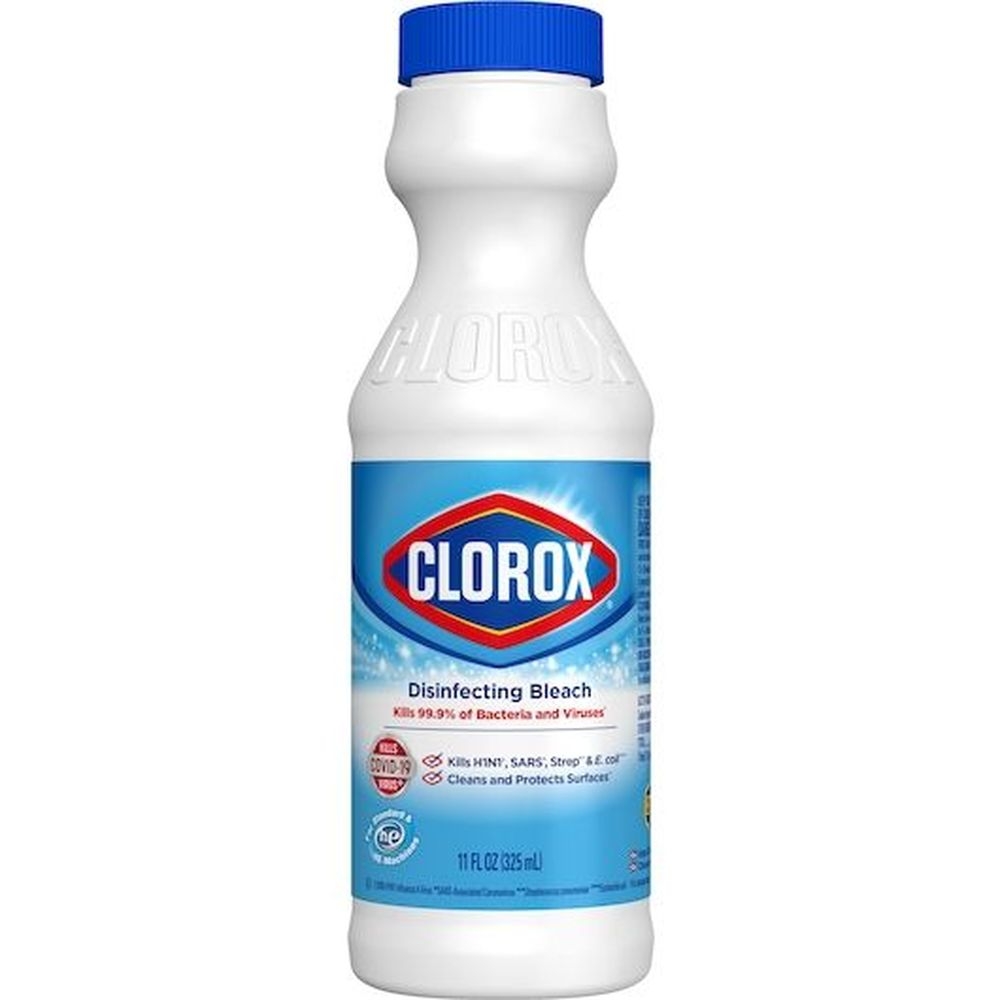 Clorox Regular Concentrated Formula Disinfecting Bleach, 11 Fluid Ounce - 28 per case