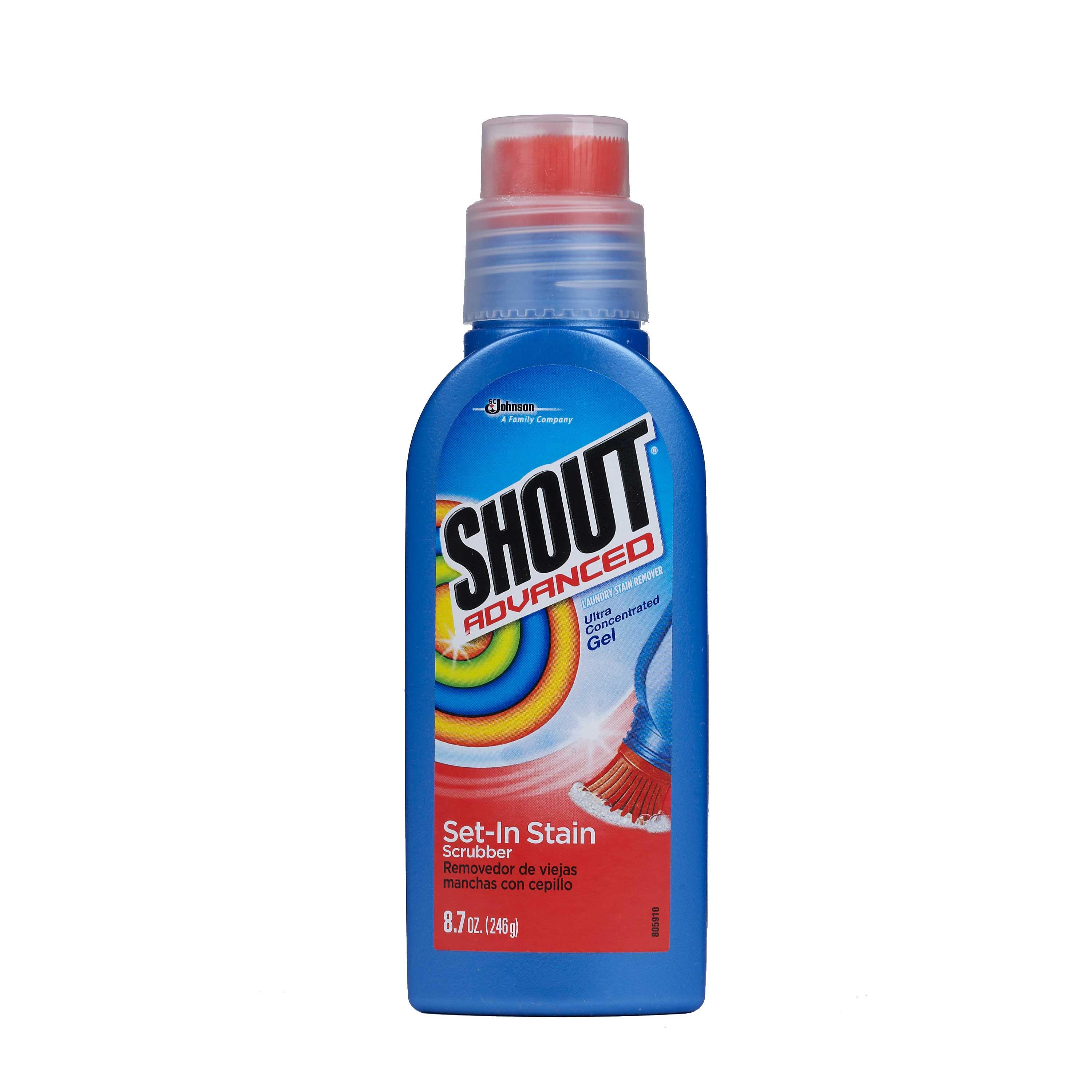 Shout Advanced Ultra Gel Brush Stain Remover, 8.7 Ounce -- 8 per case.