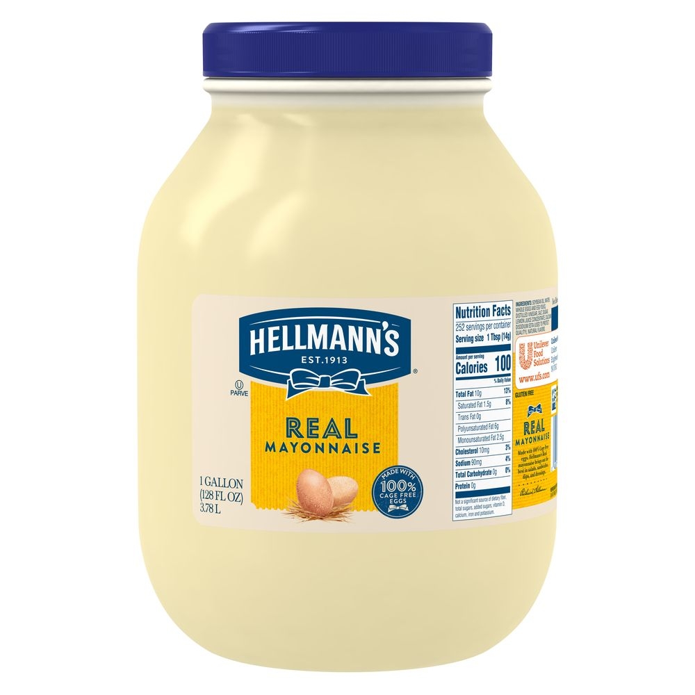 Hellmann's Real Mayonnaise, 1 Gallon -- 4 per case