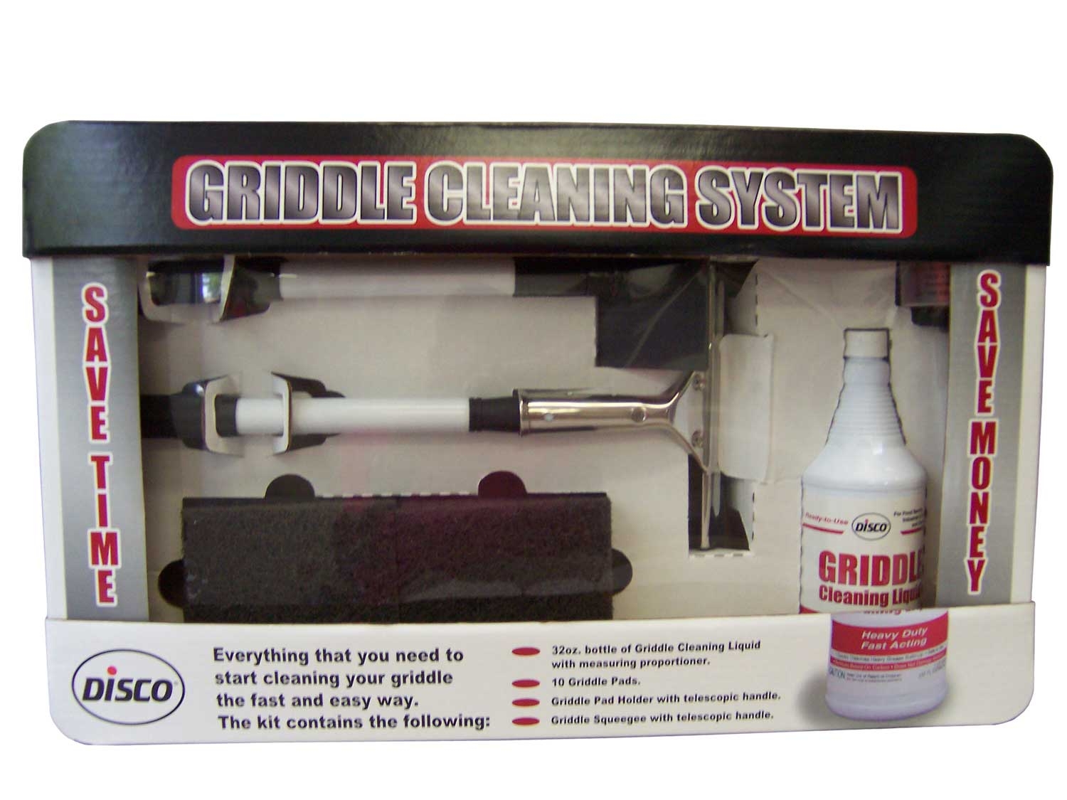 Disco Liquigrill Griddle Cleaner Starter Kit.