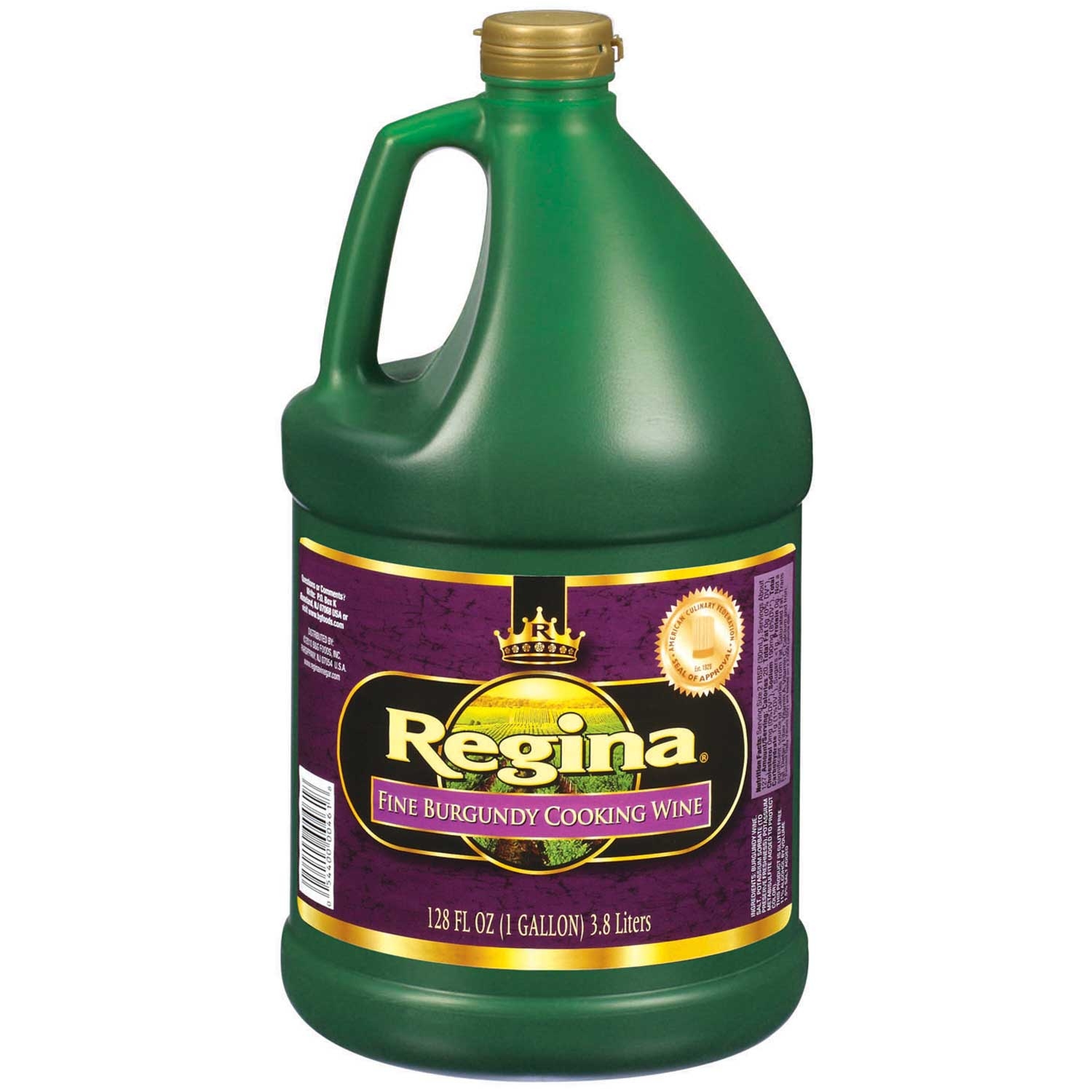 Regina Cooking Wine, Burgundy, Plastic, 1 Gallon -- 4 Case