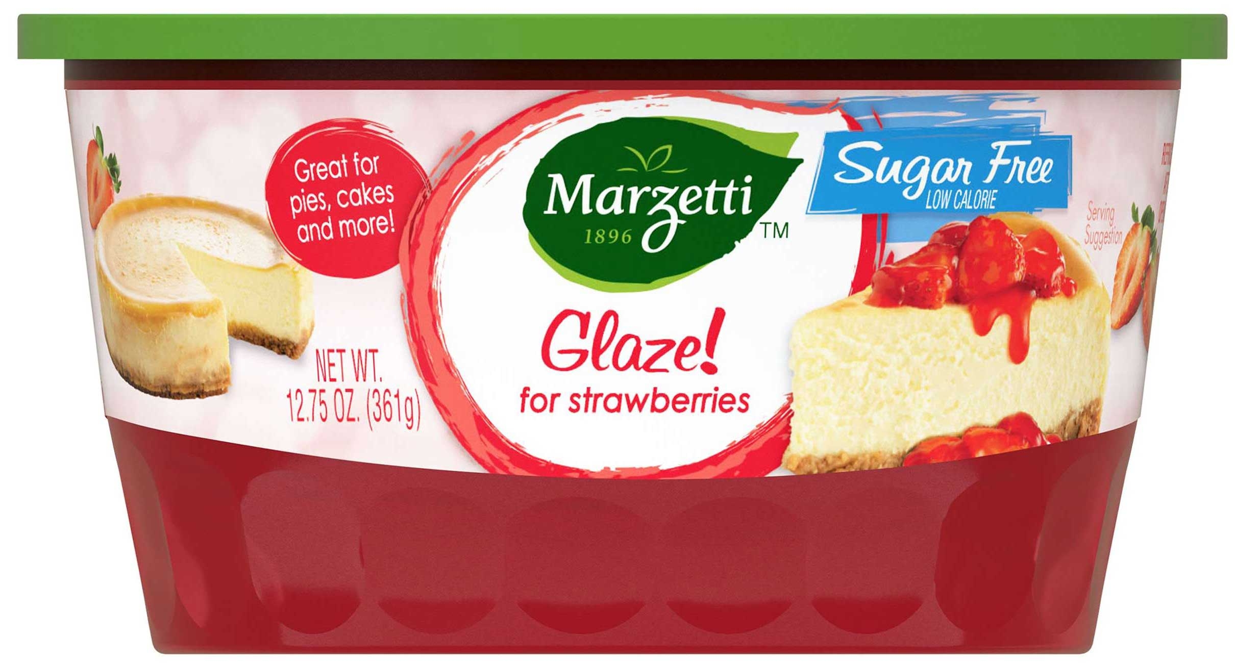 Marzetti Sugar Free Strawberry Glaze, 12.75 Ounce -- 6 per case