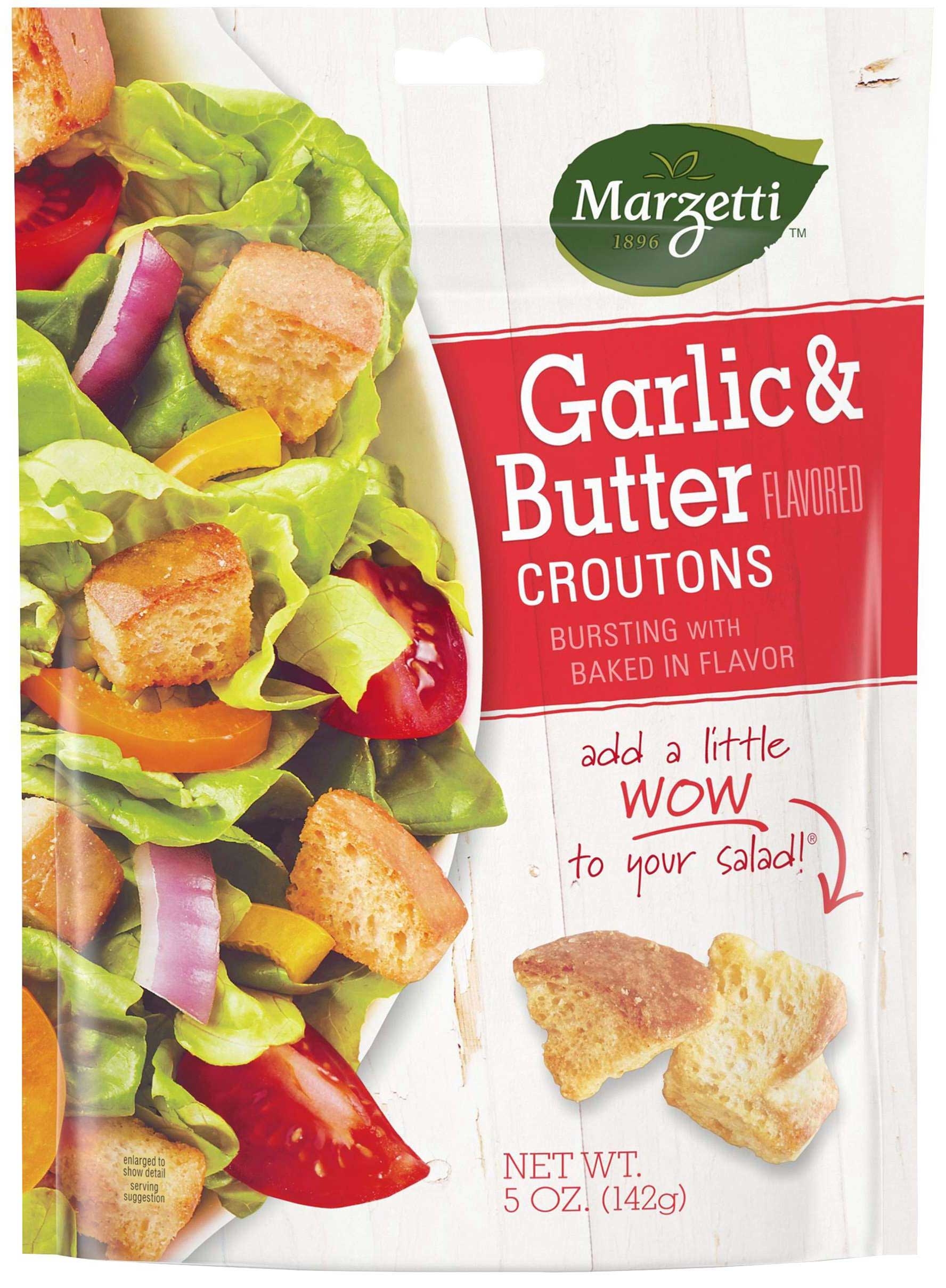 Marzetti Garlic and Butter Flavored Croutons, 5 Ounce -- 12 per case