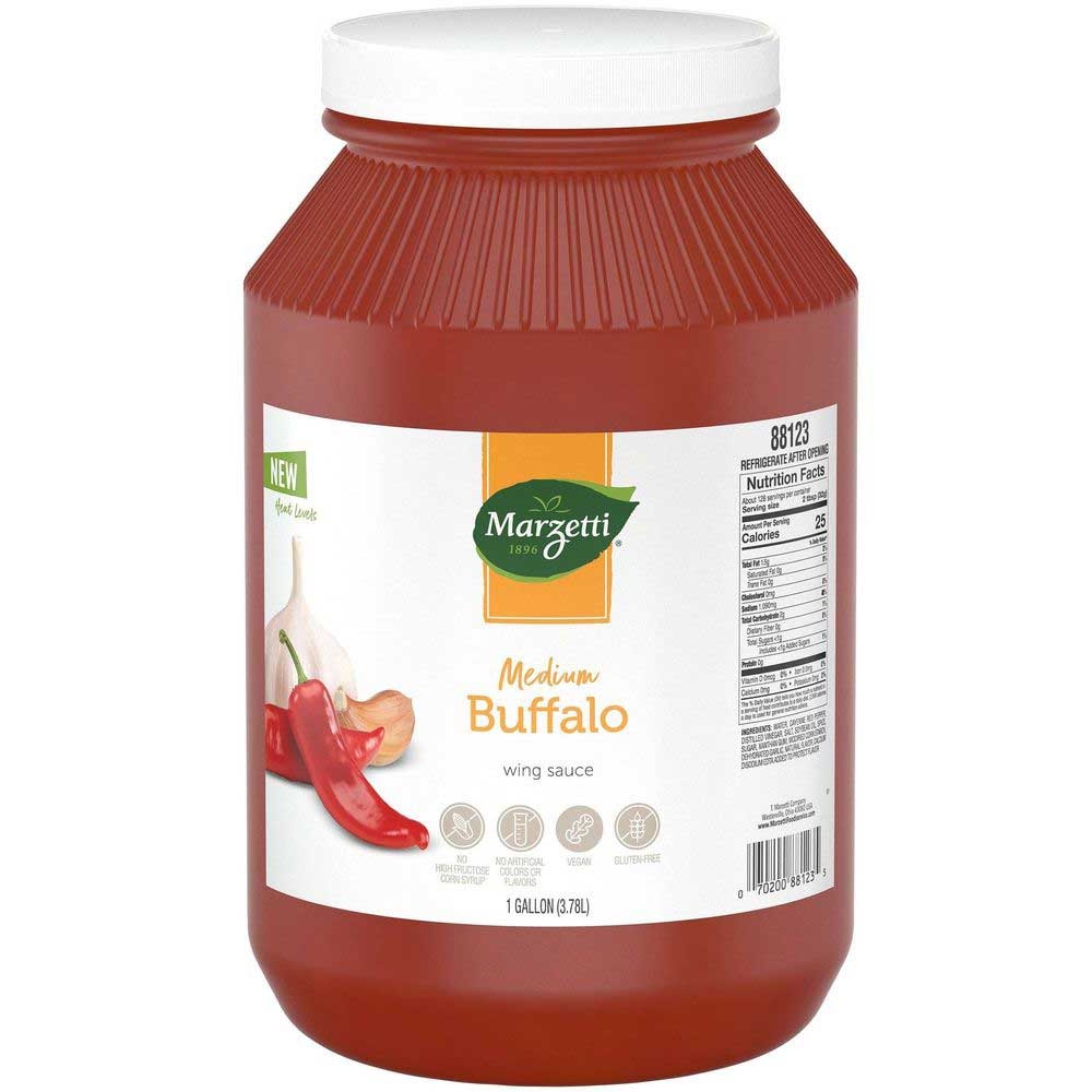 Marzetti Medium Buffalo Wing Sauce, 1 Gallon -- 2 per case.