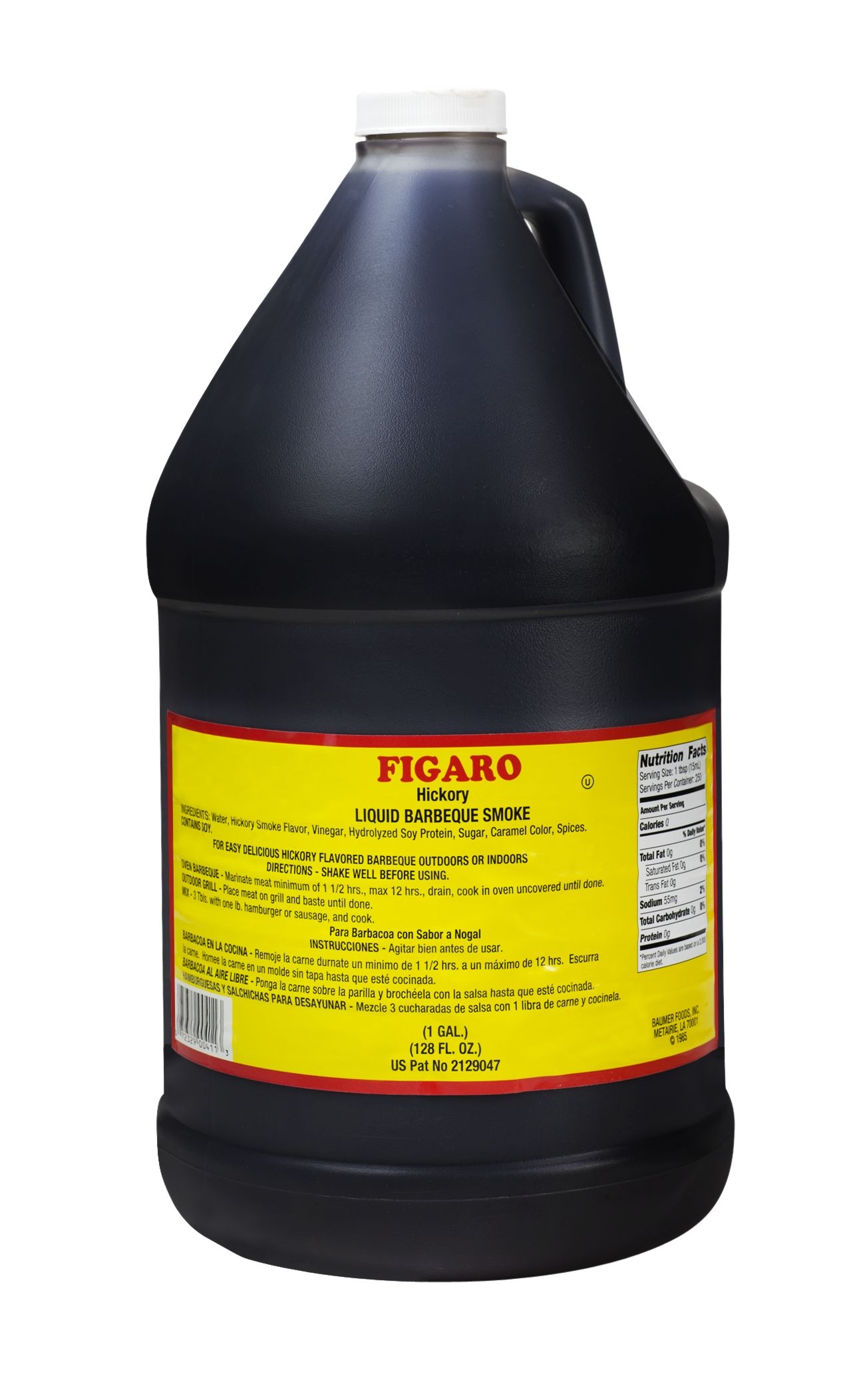 Figaro Hickory Liquid Smoke Sauce, 1 Gallon --  4 Case