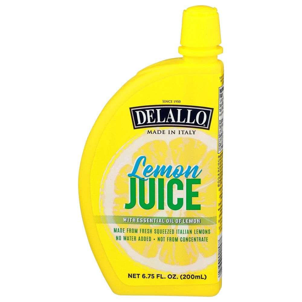 Delallo Lemon Juice, 6.75 Fluid Ounce -- 12 per case