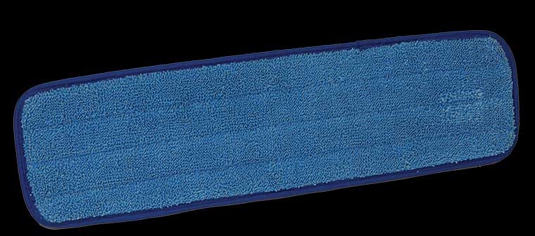 O Cedar Commercial MaxiPlus Blue Microfiber Wet Mopping Pad -- 12 per case.