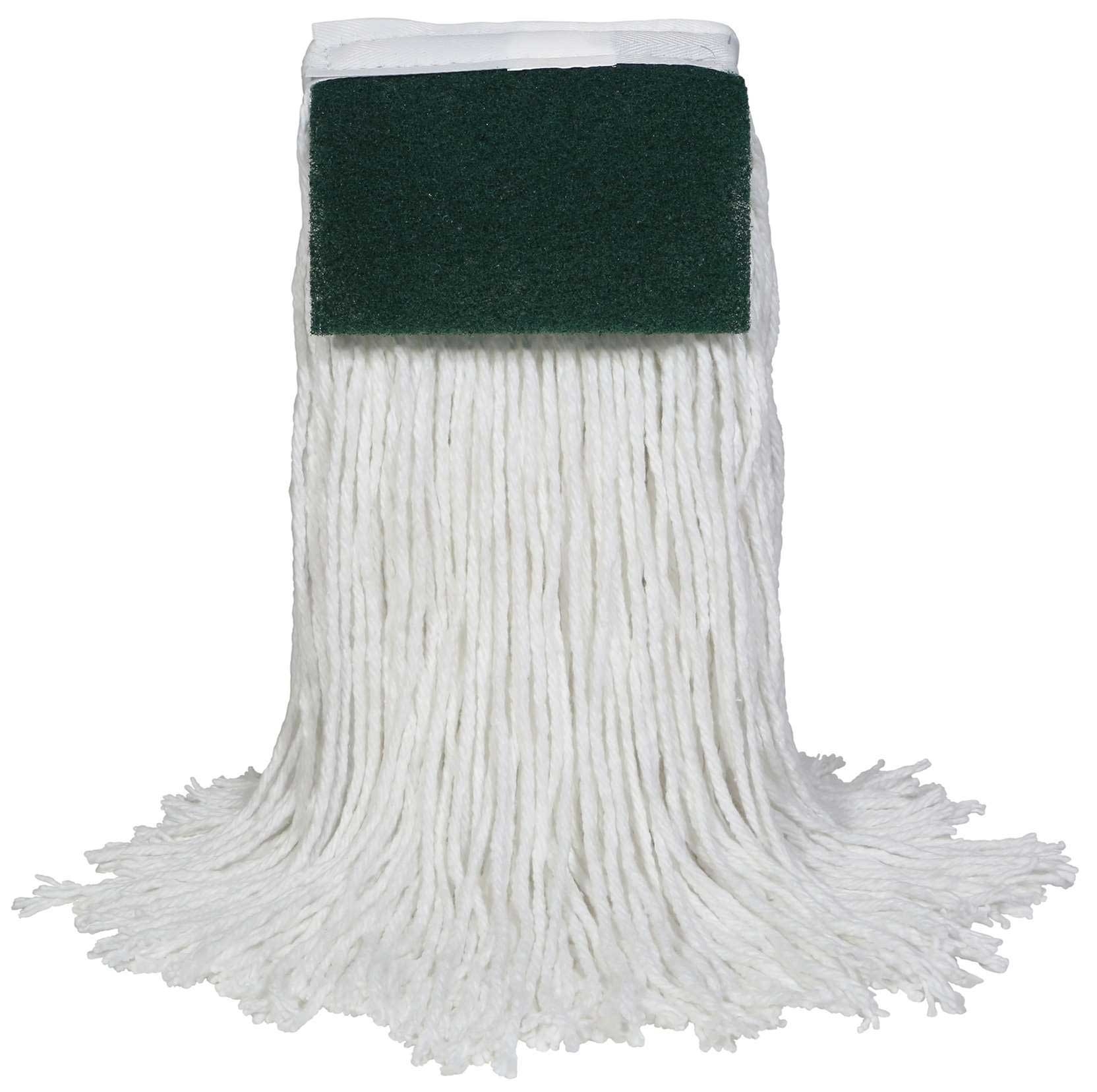 O-Cedar Neptune Rayon Mops with Scrub Pad -- 12 per case.