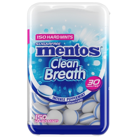 Mentos Clean Breath Peppermint, 150 Count -- 24 per case