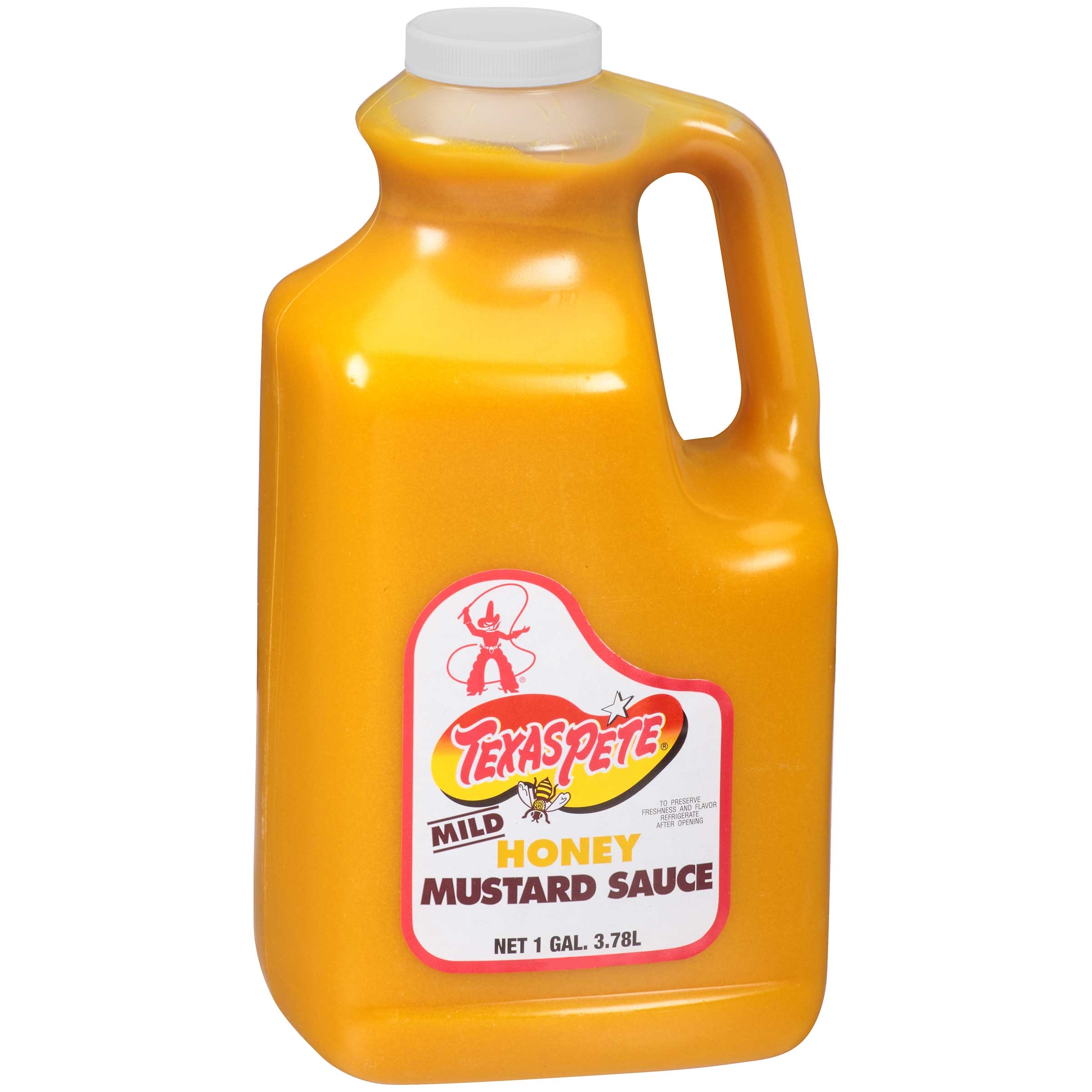 Texas Pete Honey Mustard Sauce, 1 Gallon --  4 Case