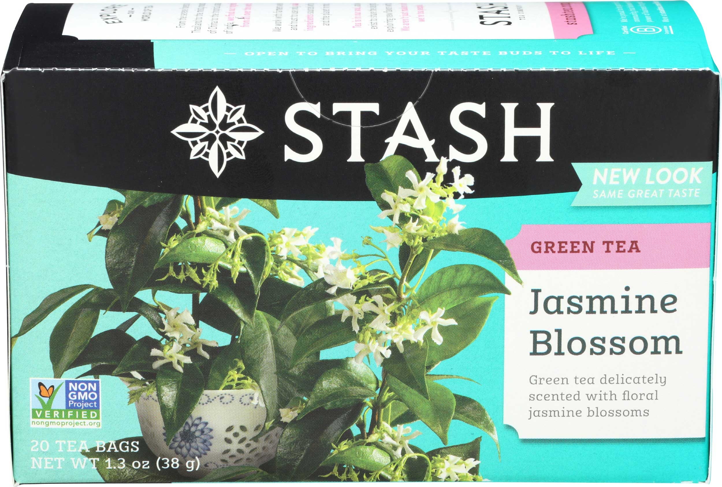 Stash Jasmine Blossom Green Tea - 20 tea bags per pack -- 6 packs per case