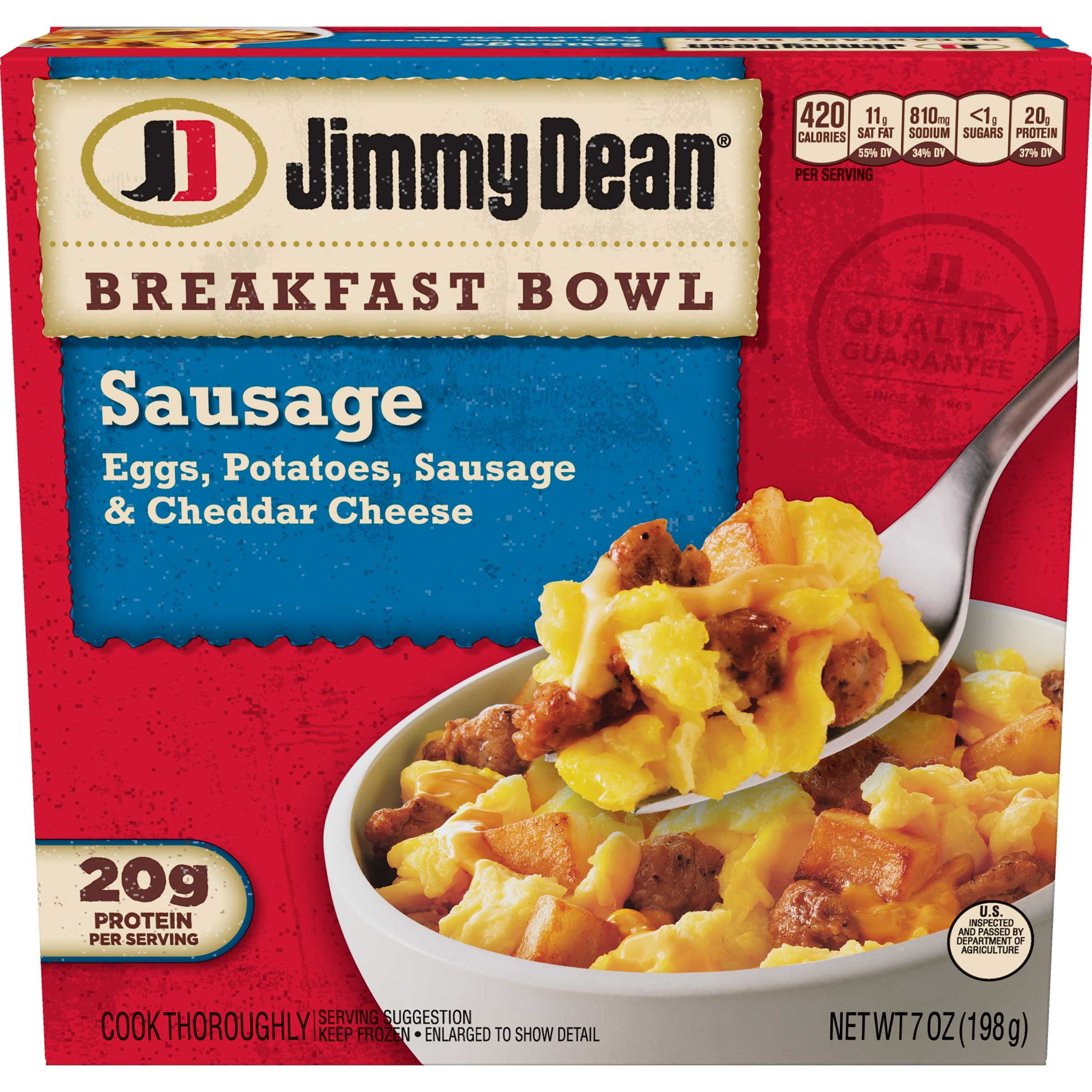 Jimmy Dean Sausage Breakfast Bowl, 7 ounce -- 8 per case
