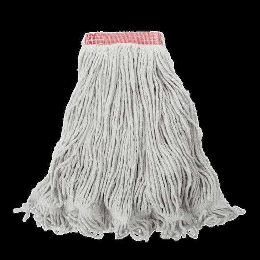 Rubbermaid Super Stitch Large White Blend Wet Mop, 1 inch -- 6 per case