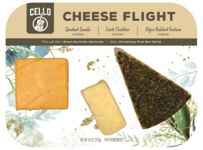 Cello Three Cheese Board, 10 Ounce -- 14 per case