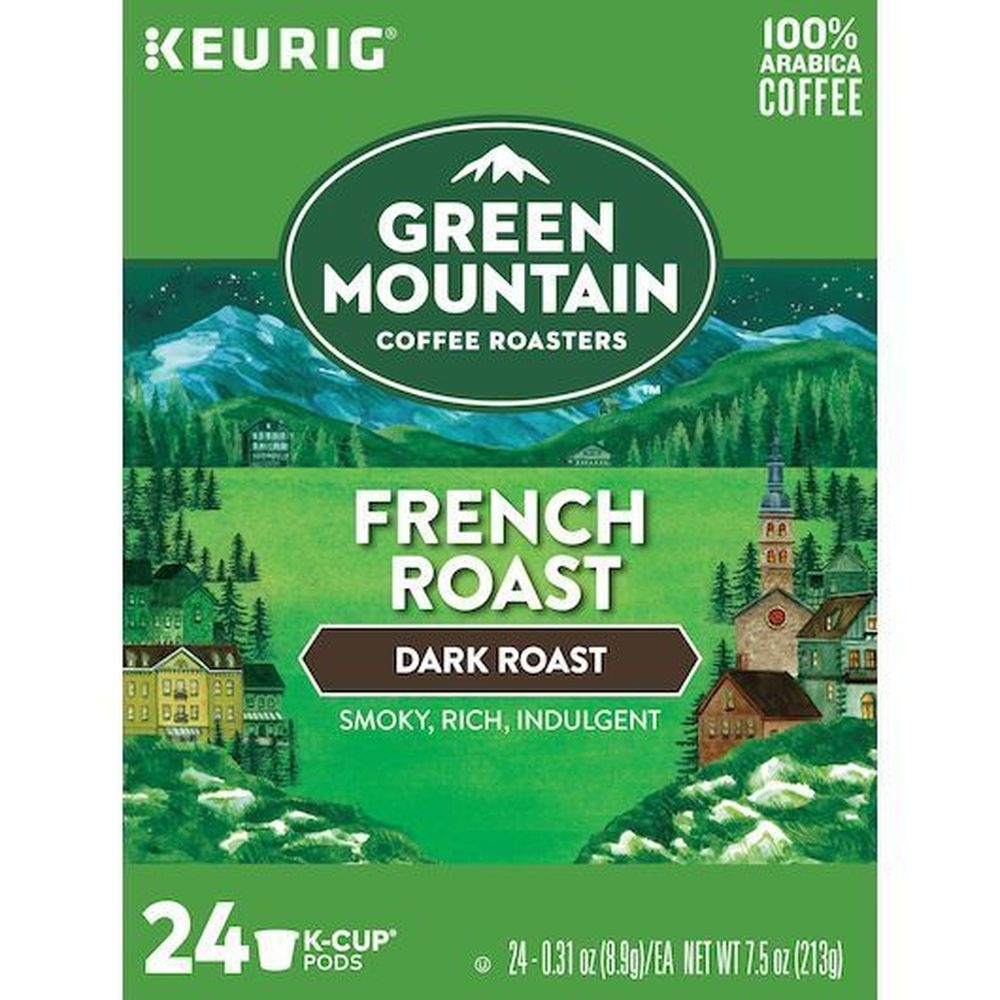 Green Mountain Coffee Roasters French Roast K Cup Coffee Pod, 24 count -- 4 per case