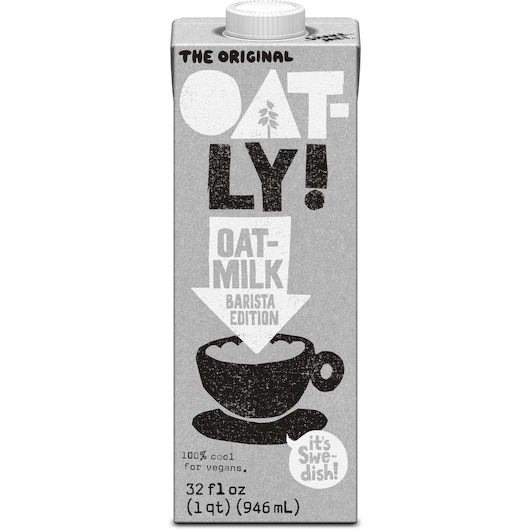 Oatly Oat Milk Barista Edition, 32 Fluid Ounce -- 12 per case