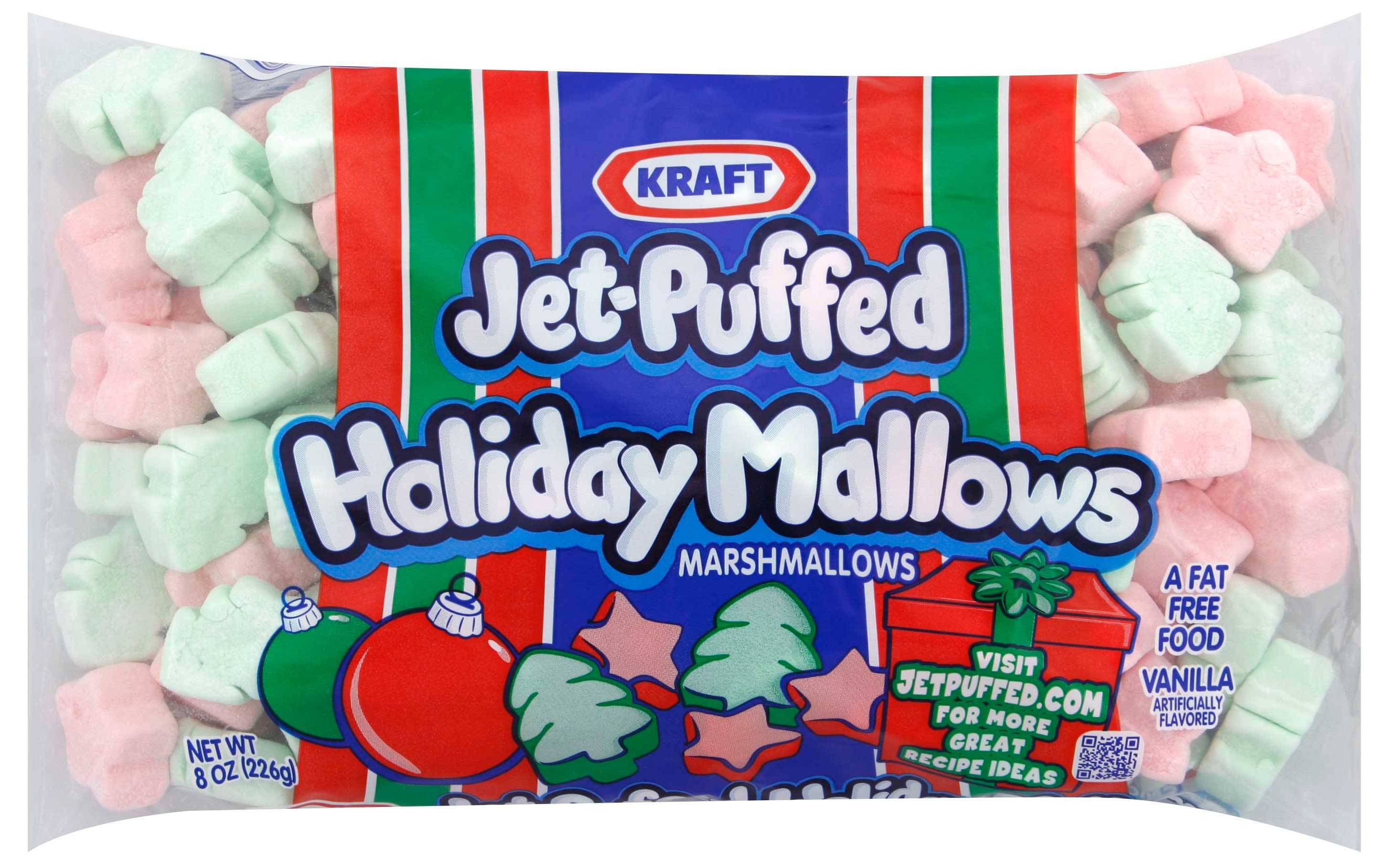 Jet-Puffed Holiday Shapes Marshmallow, 8 Ounce -- 16 per case