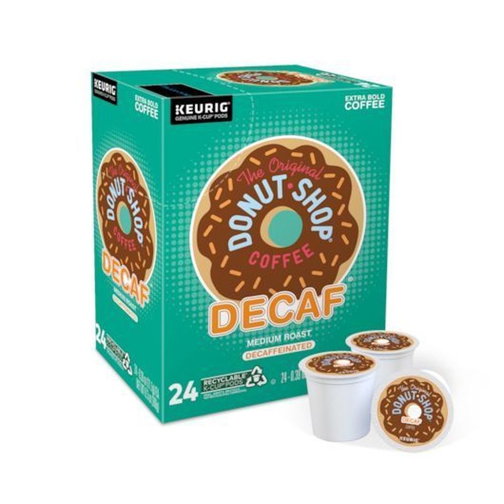 The Original Donut Shop Decaf Medium Roast K Cup Coffee Pod, 24 count -- 4 per case
