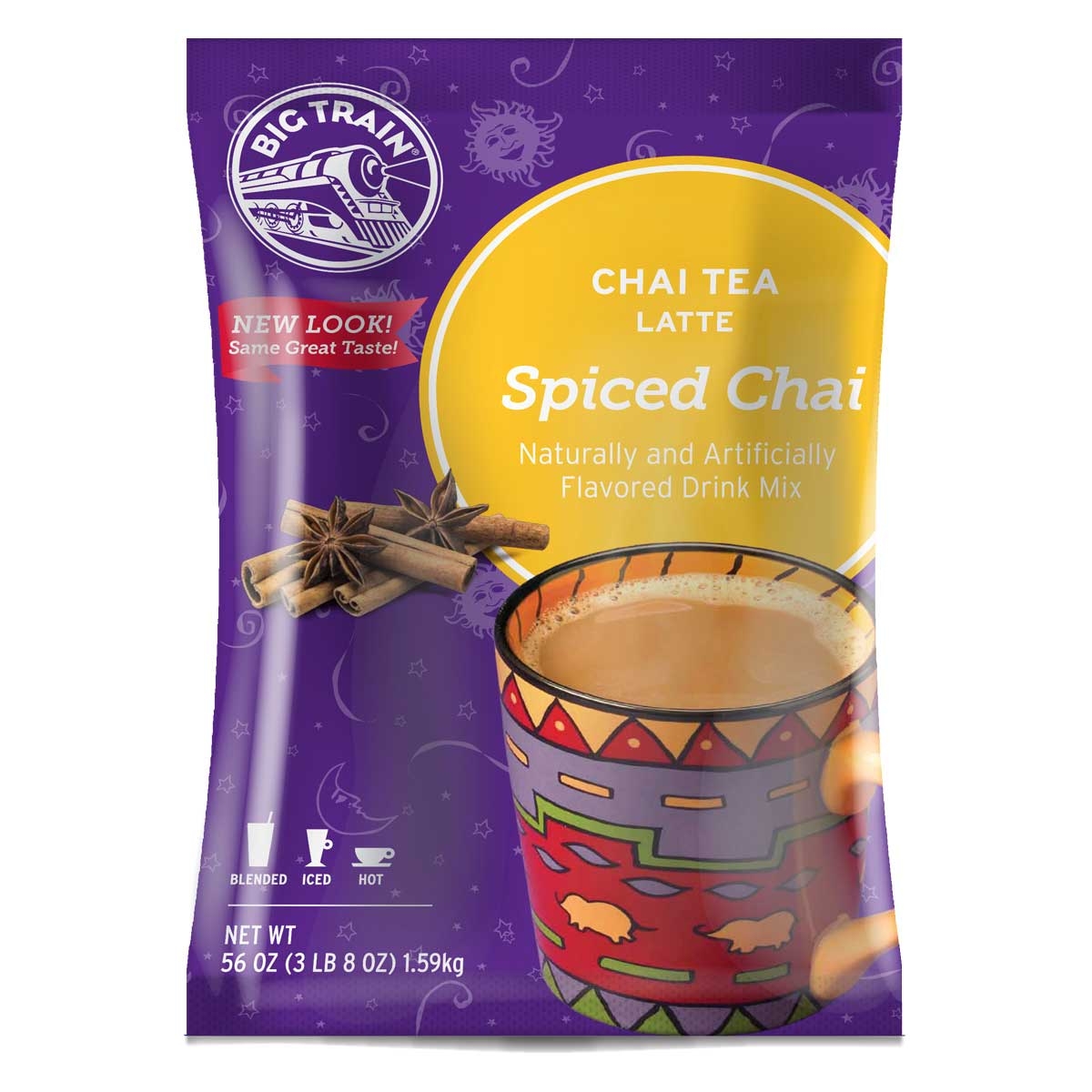 Big Train Spiced Chai Tea Latte Mix, 3.5 Pound -- 4 per case.