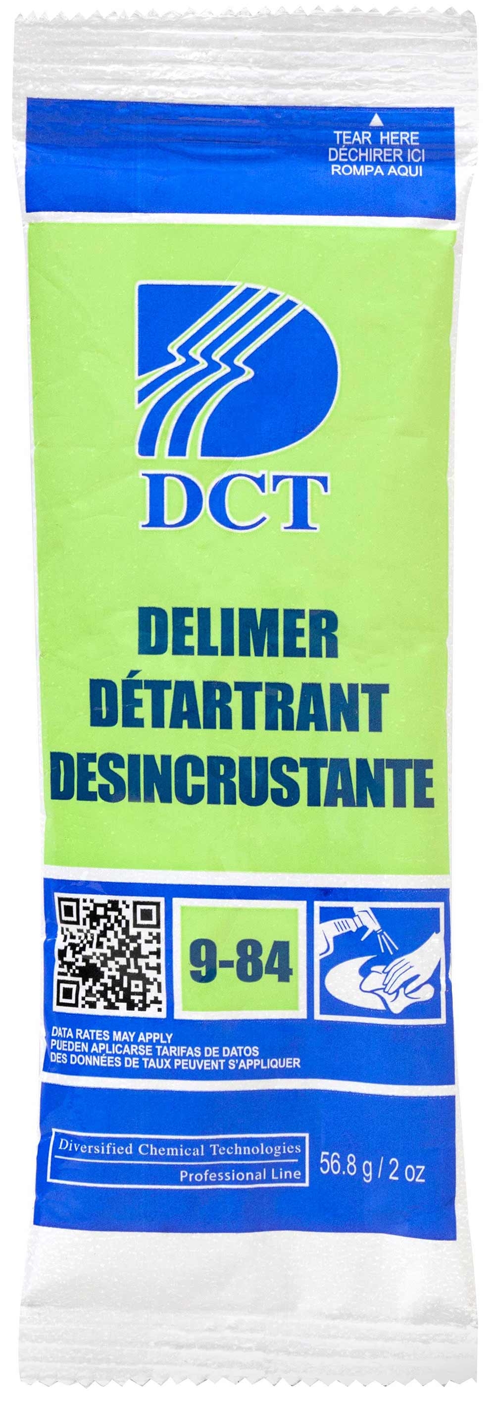 DCT 9-84 Delimer Concentrate Powder, 2 Ounce -- 48 per case.
