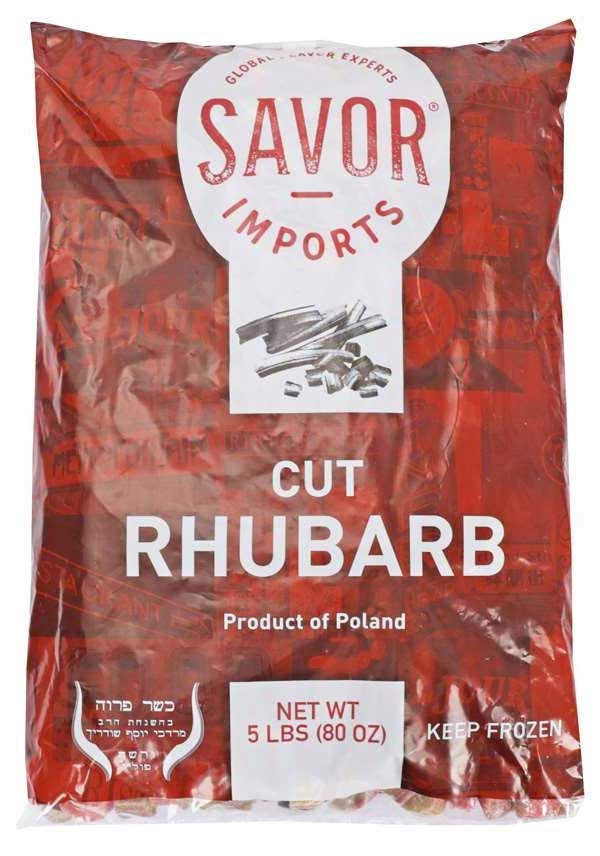 Savor Imports Red Rhubarb Cuts, 5 Pound -- 4 per case.
