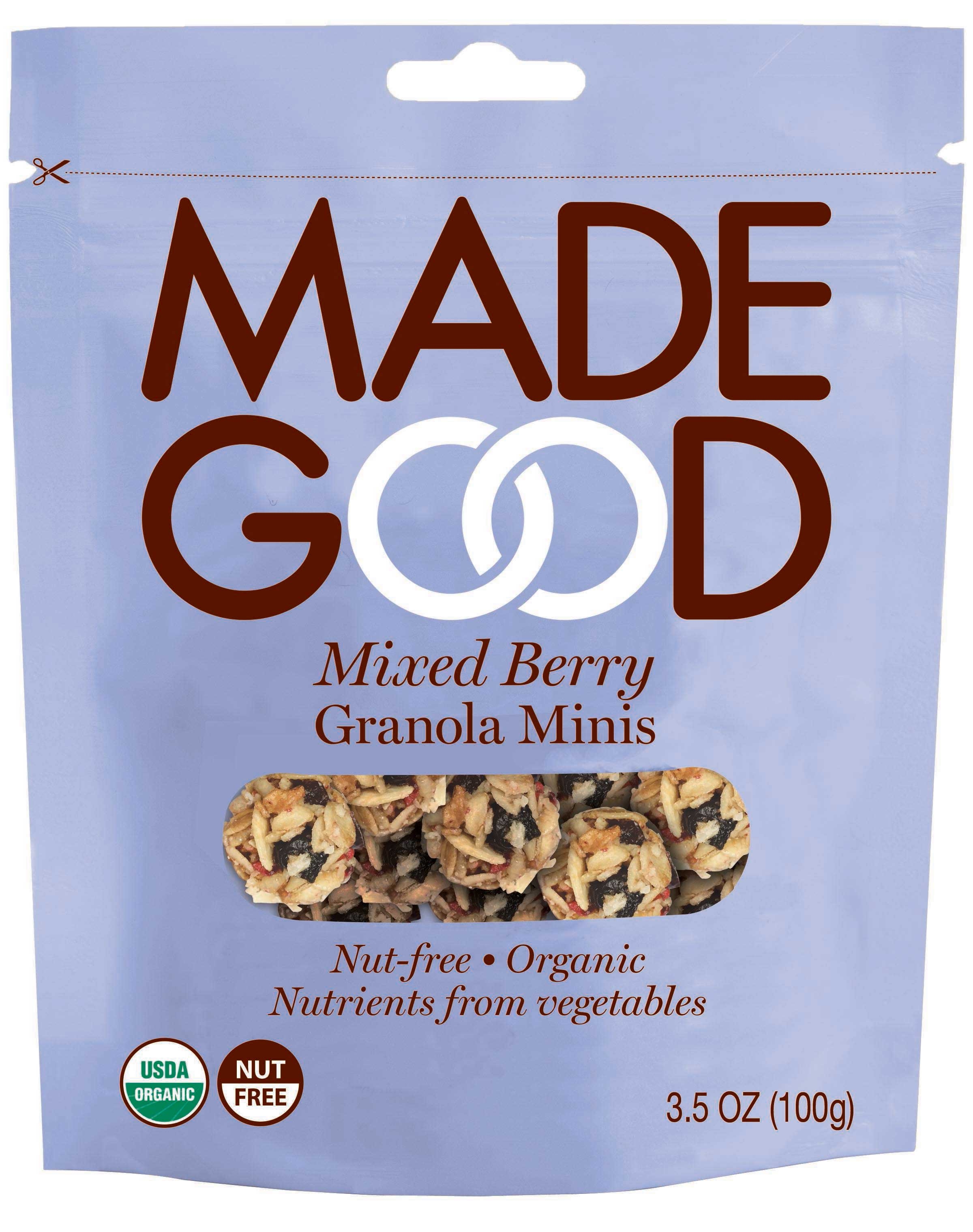 Made Good Minis Mixed Berry Granola, 3.5 Ounce -- 6 per case