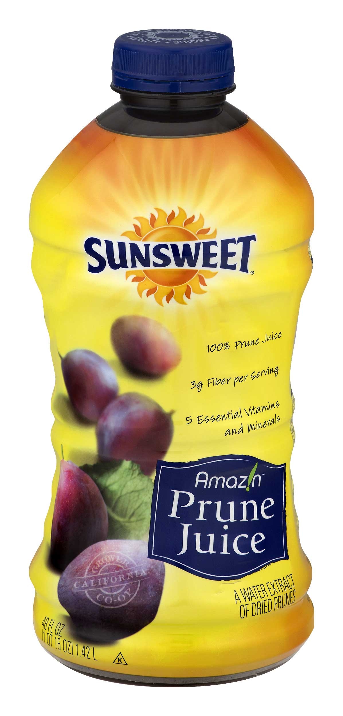 Sunsweet Prune Juice, 48 Fluid Ounce -- 6 per case.