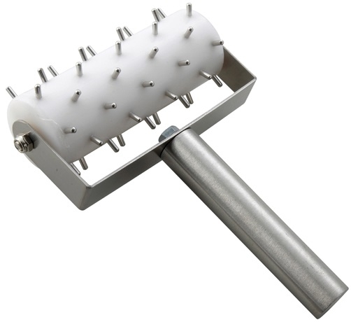 Winco Dough Roller Docker with Stainless Steel Handle, 5 inch Head -- 24 per case