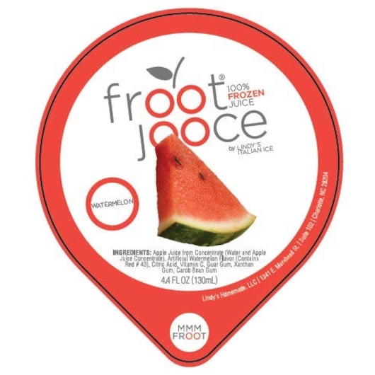 Froot Jooce Watermelon Juice, 4.4 Fluid Ounce Cup -- 90 per case