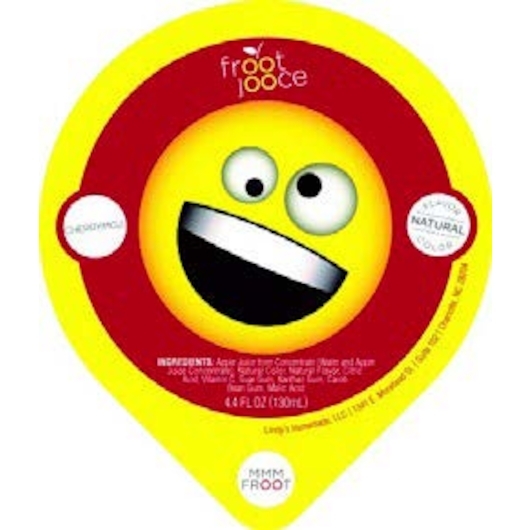 Froot Jooce Cherrymoji Black Cherry 100 Percent Fruit Juice, 4.4 Fluid Ounce Cup -- 90 per case