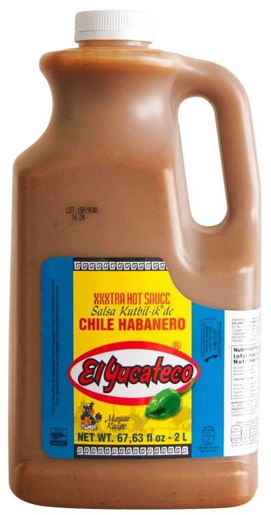 El Yucateco Extra Hot Habanero Sauce, 67.63 Fluid Ounce