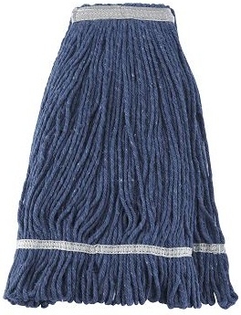 Winco Blue Yarn Loop End Mop Head, 24 Ounce -- 20 per case