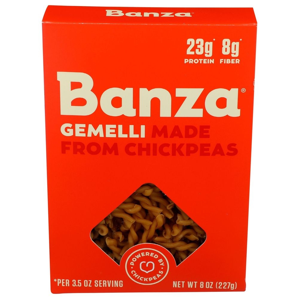 Banza Chickpea Pasta Gemelli, 8 Ounce -- 6 per case