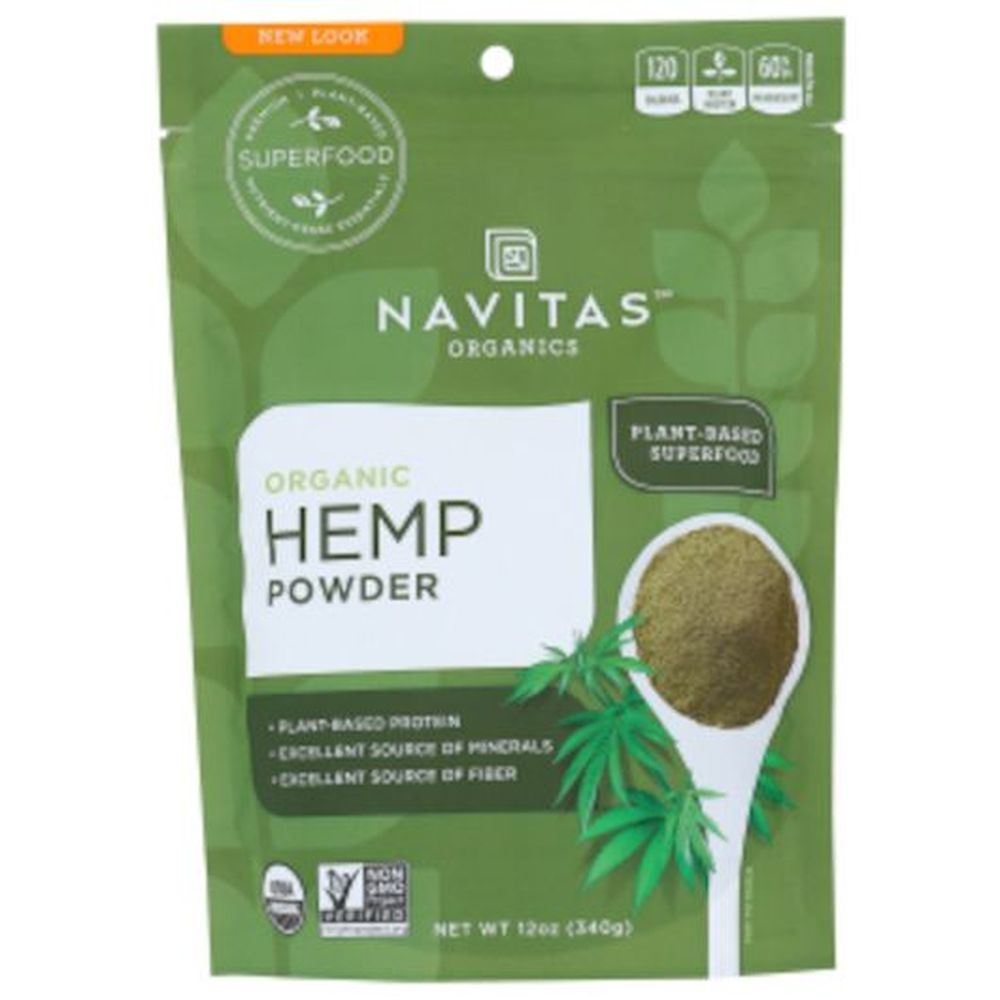 Navitas Organics Hemp Powder, 12 Ounce -- 6 per case